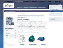 Tablet Screenshot of impetus-engineering.de